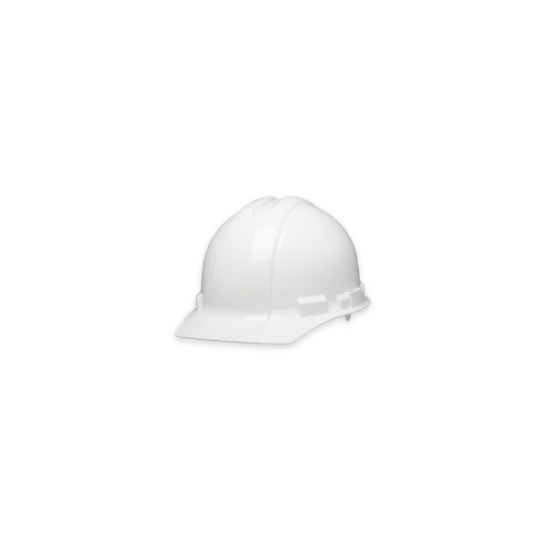 White hard hat